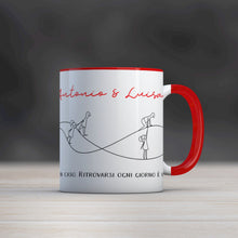 Carica l&#39;immagine nel visualizzatore di Gallery, Mug &quot;Cammino assieme&quot; con dedica personalizzata
